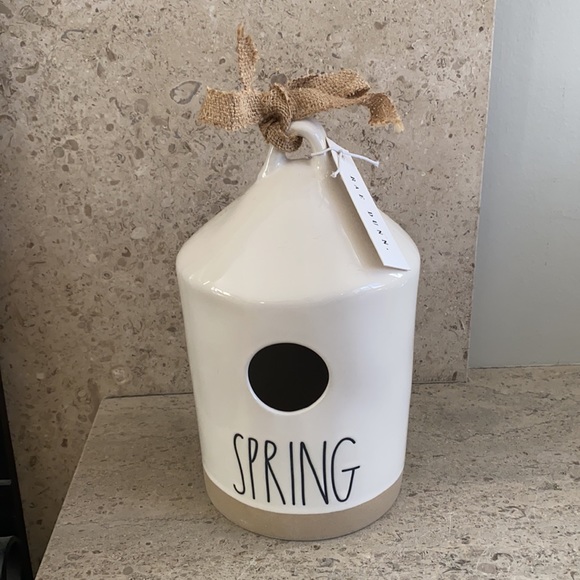 Rae Dunn “Spring” ceramic birdhouse. - Picture 5 of 10